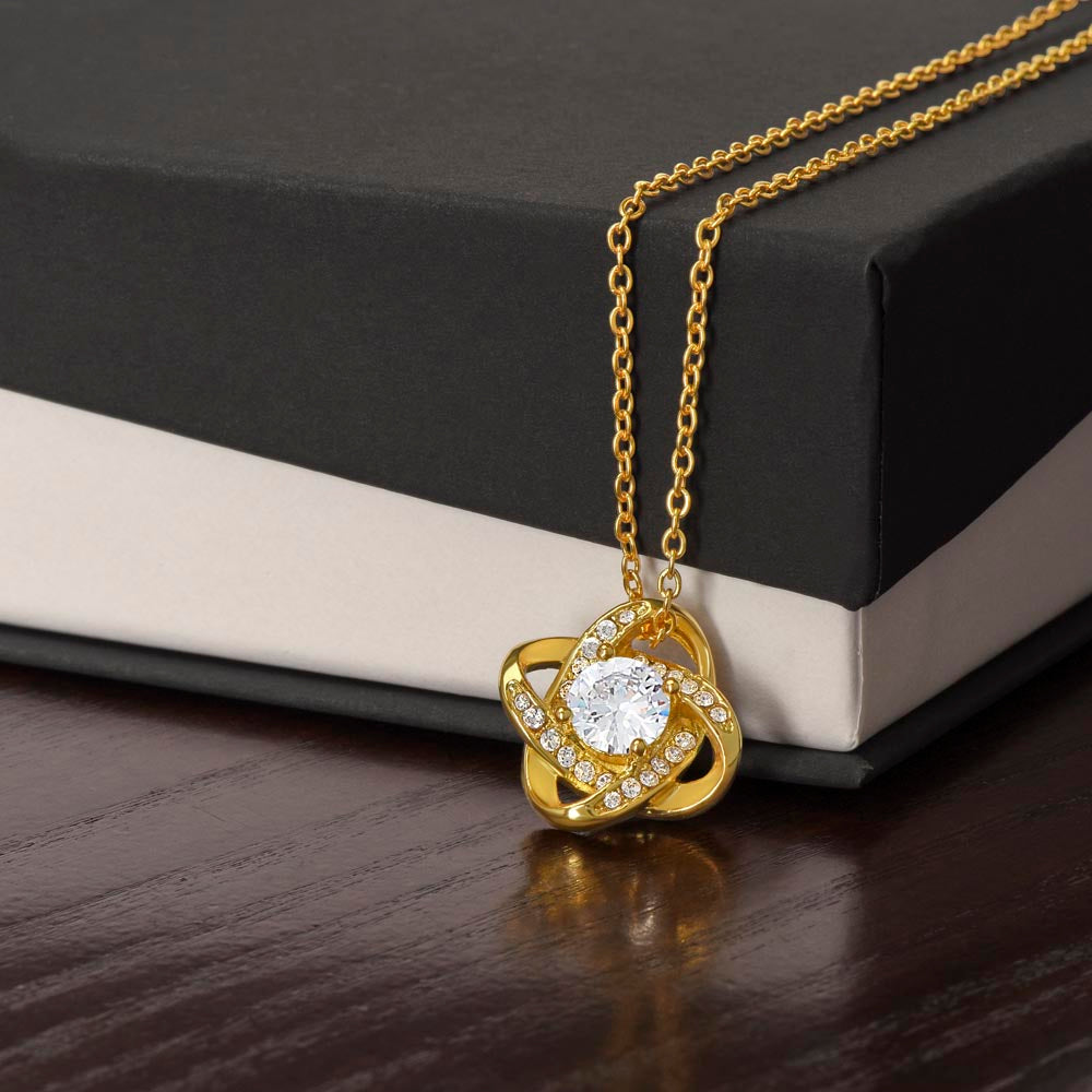 To My Mom Necklace with Message Card - Your Love Does Not Go Unnoticed - Gift From Son