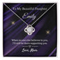 When No One Else Believes in You Personalized Necklace Message Card - To Daughter, from Mom