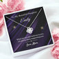 When No One Else Believes in You Personalized Necklace Message Card - To Daughter, from Mom