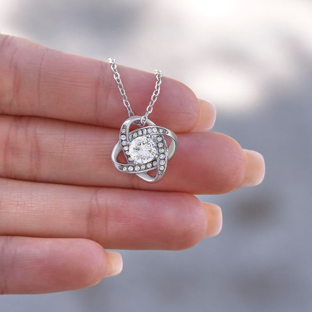 To My Mom Necklace with Message Card - Your Love Does Not Go Unnoticed - Gift From Son