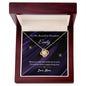 When No One Else Believes in You Personalized Necklace Message Card - To Daughter, from Mom