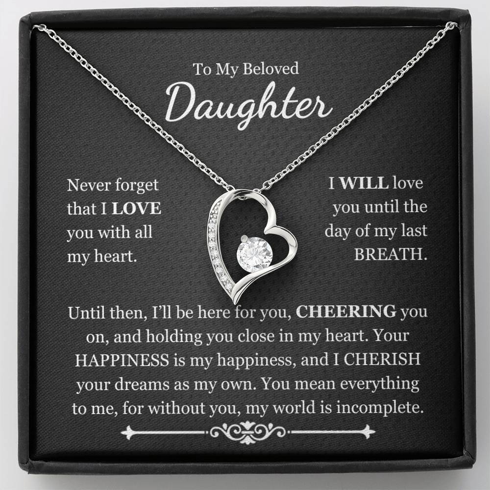 You Mean Everything To Me Gift Necklace Message Card