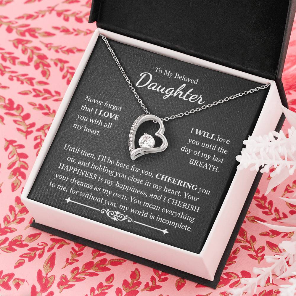 You Mean Everything To Me Gift Necklace Message Card