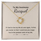 Personalized Necklace With Message Card - You're The Greatest Catch of My Life