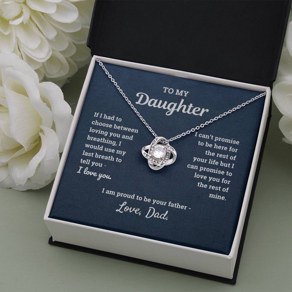 Daughter - You make me a proud dad - Necklace