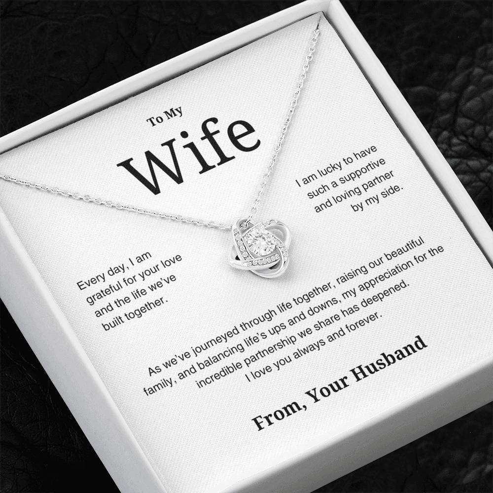 To My Wife - Incredible Partnership - Necklace