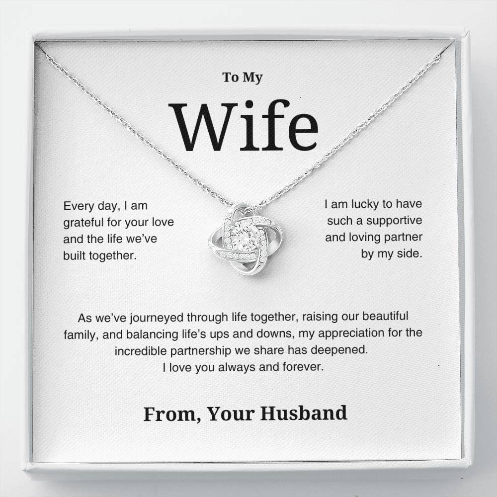 To My Wife - Incredible Partnership - Necklace