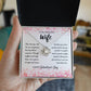 Love You More than Ever Gift Necklace with Message Card - for Wife - Valentine's Day Gift with Message Card