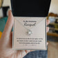 Personalized Necklace With Message Card - You're The Greatest Catch of My Life