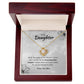 Love Knot Necklace - Gift To My Daughter - The Most Beautiful Chapter