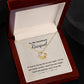 Personalized Necklace With Message Card - You're The Greatest Catch of My Life