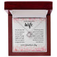 Love You More than Ever Gift Necklace with Message Card - for Wife - Valentine's Day Gift with Message Card