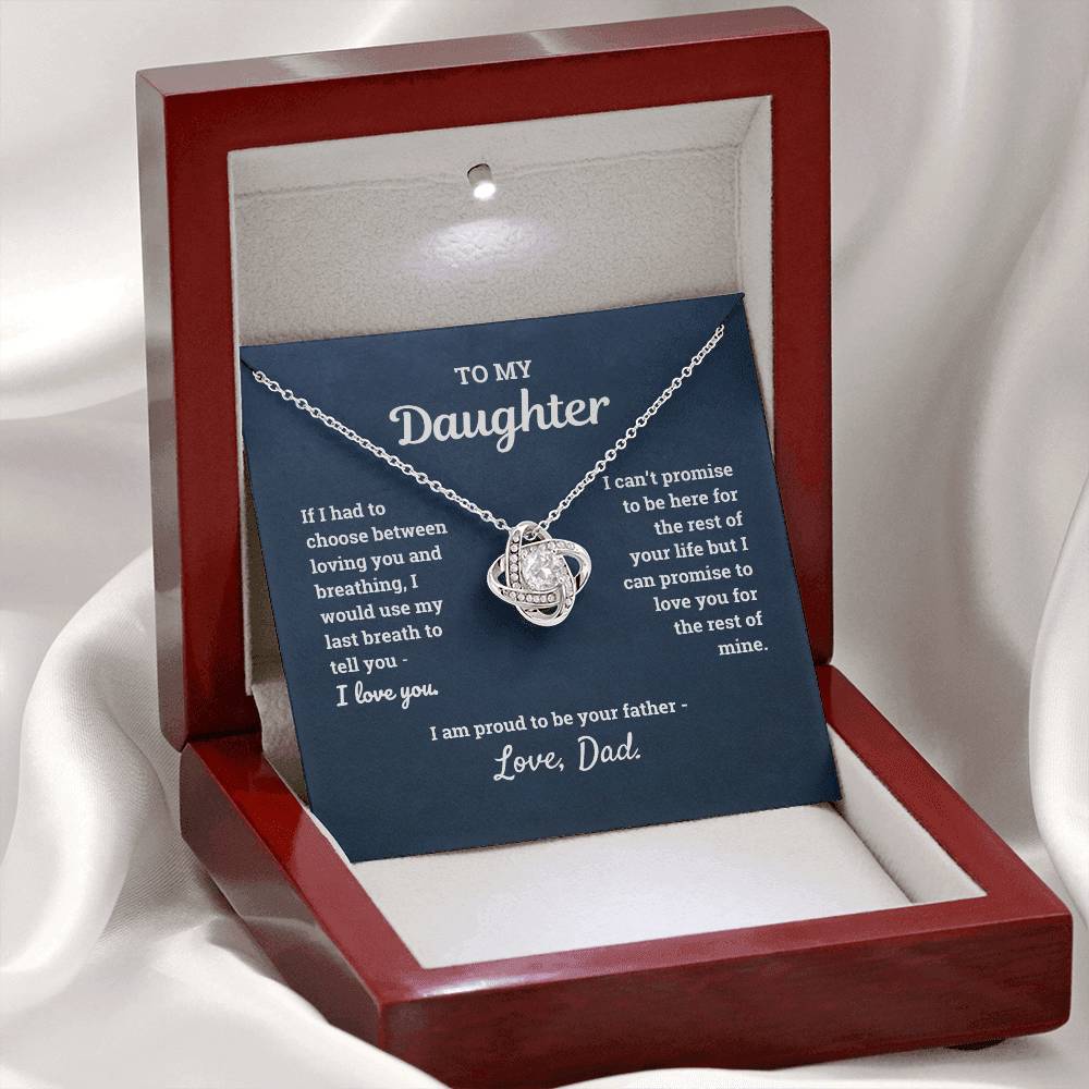 Daughter - You make me a proud dad - Necklace