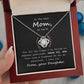 Mother's Day Necklace - Your Love & Kindness Do Not Go Unnoticed - Gift From Daughter