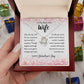 Love You More than Ever Gift Necklace with Message Card - for Wife - Valentine's Day Gift with Message Card