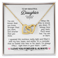Birthday Necklace to Daughter From Mom or Dad or any Occasion