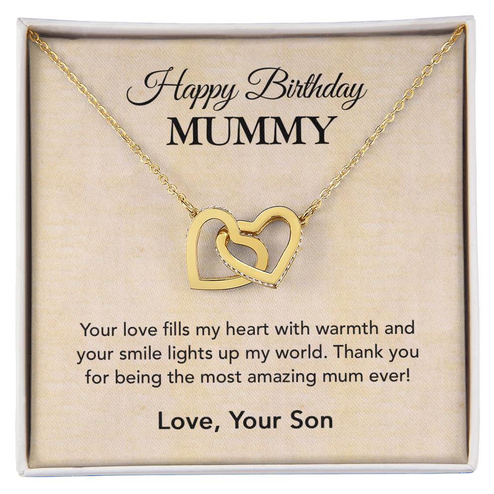 Mummy - You're the most amazing mum ever! - Happy Birthday Necklace