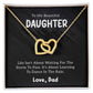 Dancing In The Rain Gift Necklace with Message Card - For Daughter's Birthday, or Any Occasion - From Dad