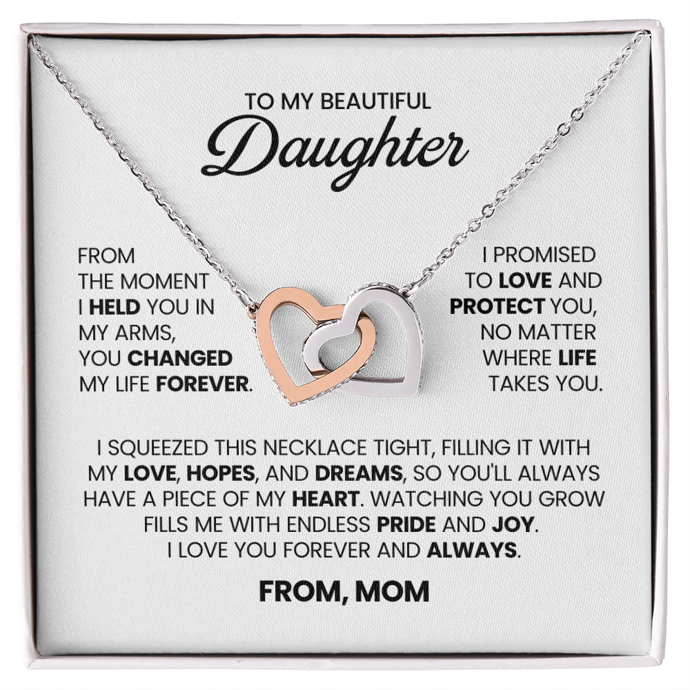 Watching You Grow Gift Necklace with Message Card - For Daughter's Birthday, or Any Occasion