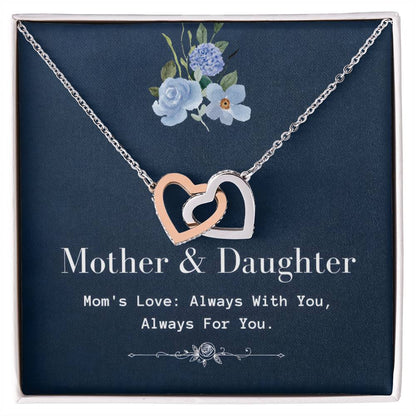 Mother Daughter Necklace, Daughter Gift From Mom - Mom's Love