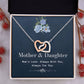 Mother Daughter Necklace, Daughter Gift From Mom - Mom's Love