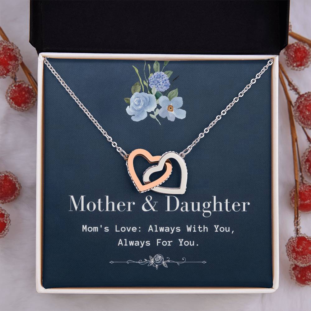 Mother Daughter Necklace, Daughter Gift From Mom - Mom's Love