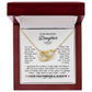 Birthday Necklace to Daughter From Mom or Dad or any Occasion