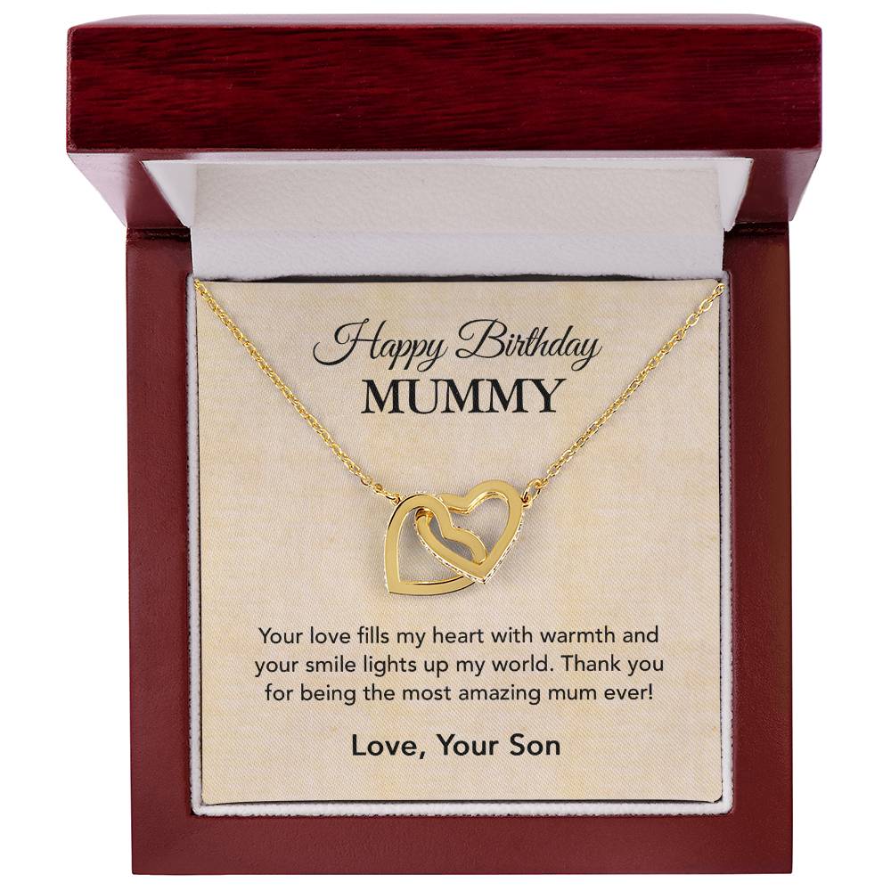 Mummy - You're the most amazing mum ever! - Happy Birthday Necklace