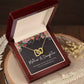 Mother Daughter Necklace, Daughter Gift from Mom - We Are an Unbreakable Pair