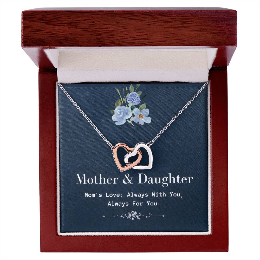 Mother Daughter Necklace, Daughter Gift From Mom - Mom's Love