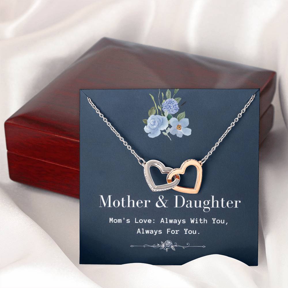 Mother Daughter Necklace, Daughter Gift From Mom - Mom's Love