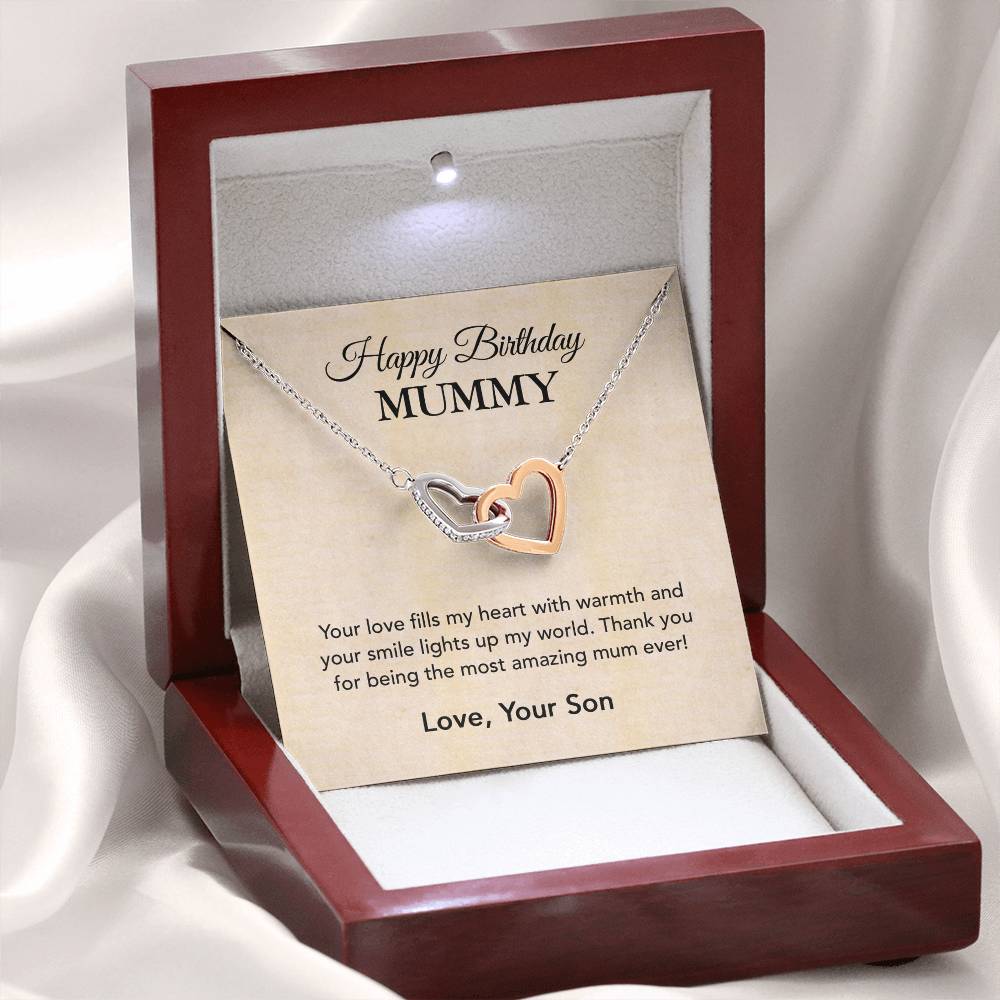 Mummy - You're the most amazing mum ever! - Happy Birthday Necklace