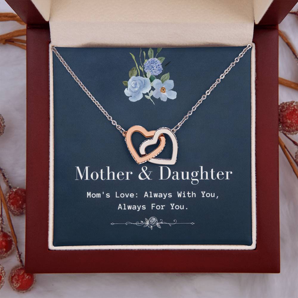 Mother Daughter Necklace, Daughter Gift From Mom - Mom's Love