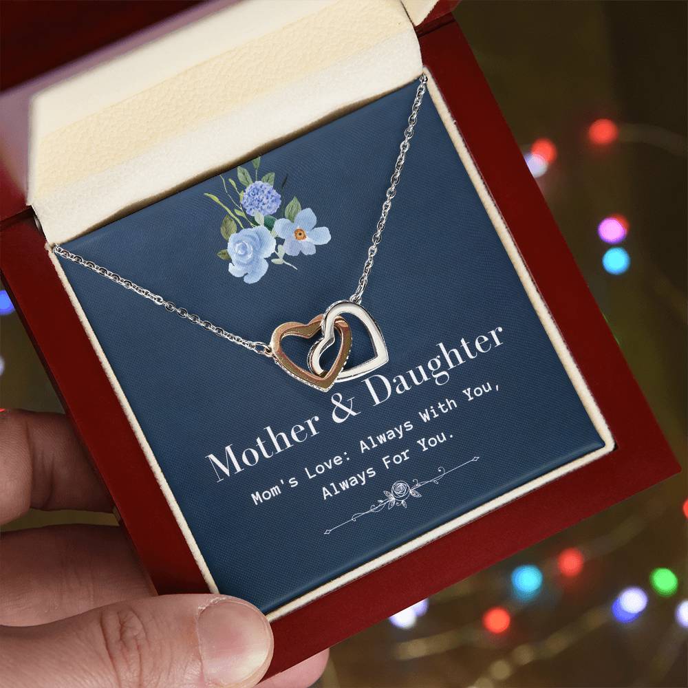 Mother Daughter Necklace, Daughter Gift From Mom - Mom's Love