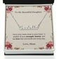 Personalized Name Necklace With Message Card