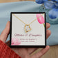 Mother & Daughter - Forever Love Necklace - Gift To Daughter From Mom